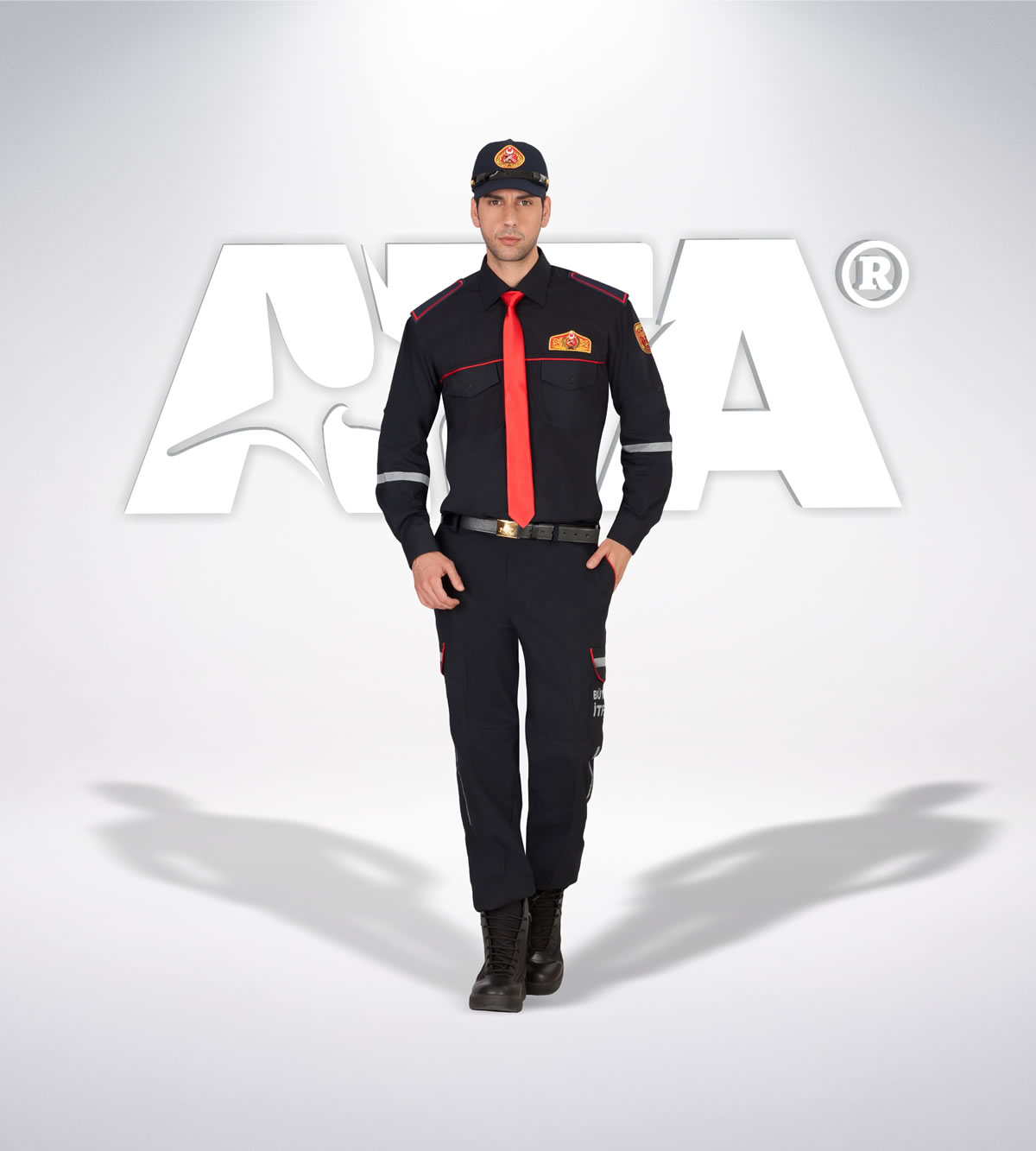 ATA 307 - Ribstop kumaş pantolon - ribstop gömlek - aksesuar -reflektör - itfaiye elbiseleri | itfaiye üniformaları | itfaiye kıyafetleri 