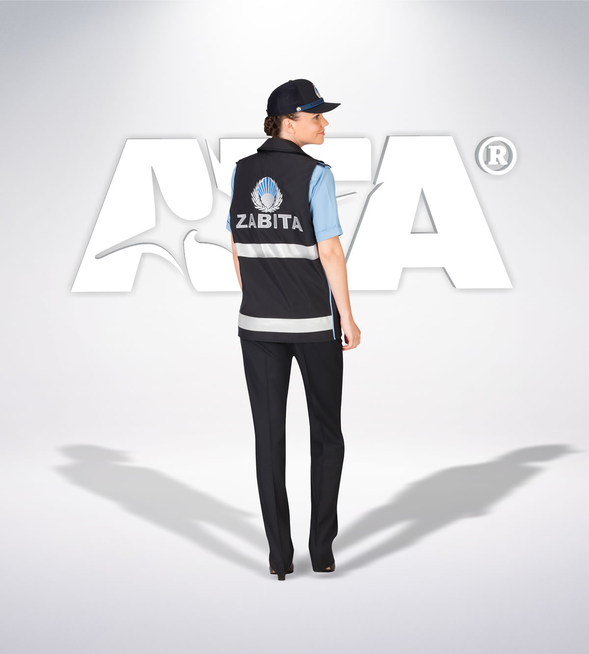 ATA 207 - arka - Pantolon yazlık -reflektör- yelek - aksesuar - zabıta elbiseleri | zabıta üniformaları | zabıta kıyafetleri 